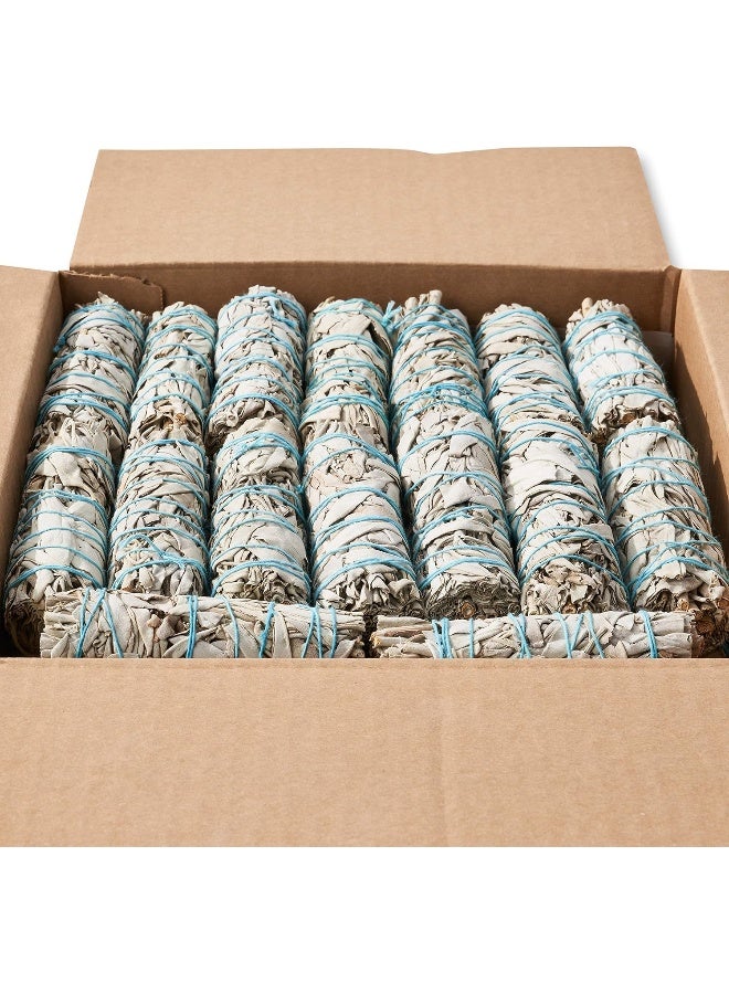BLUE RIVER SAGE 25 White 4" ~ Smudge Sticks for Smudging & Cleansing Energy ~ Bulk / Wholesale ~ Sustainably Grown (25 Pack) - Image 4